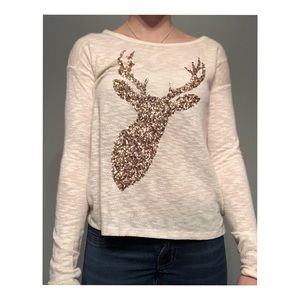 Bethany Mota collection reindeer shirt
